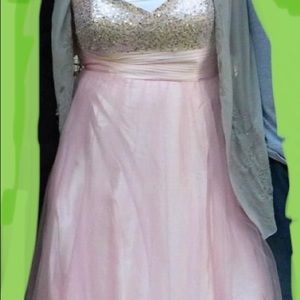 Pink Sweetheart neckline Ballgown/ Prom Dress
